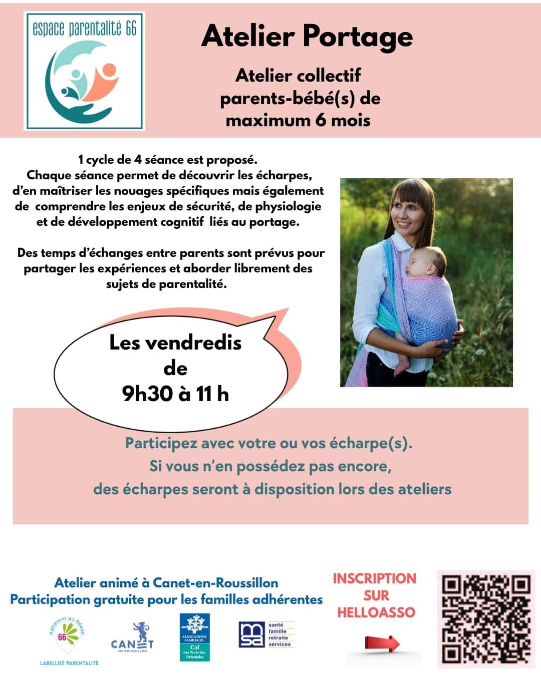 Flyer de l'action portage