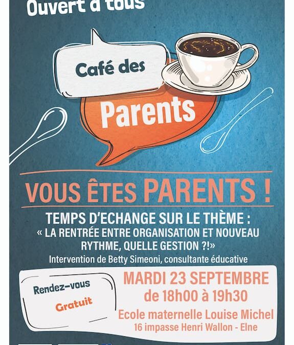 Café des parents, à Elne