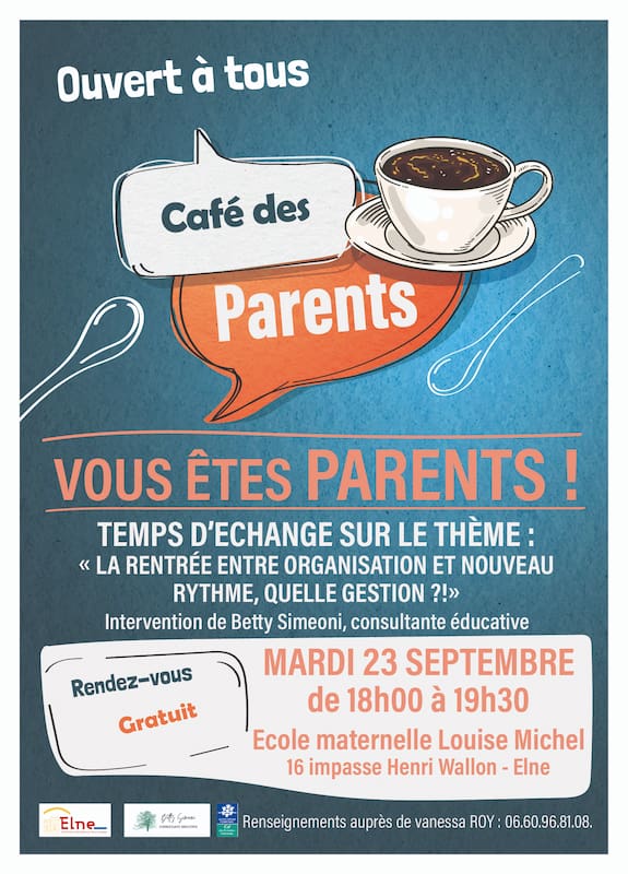 Affiche Café des parents du 23-09