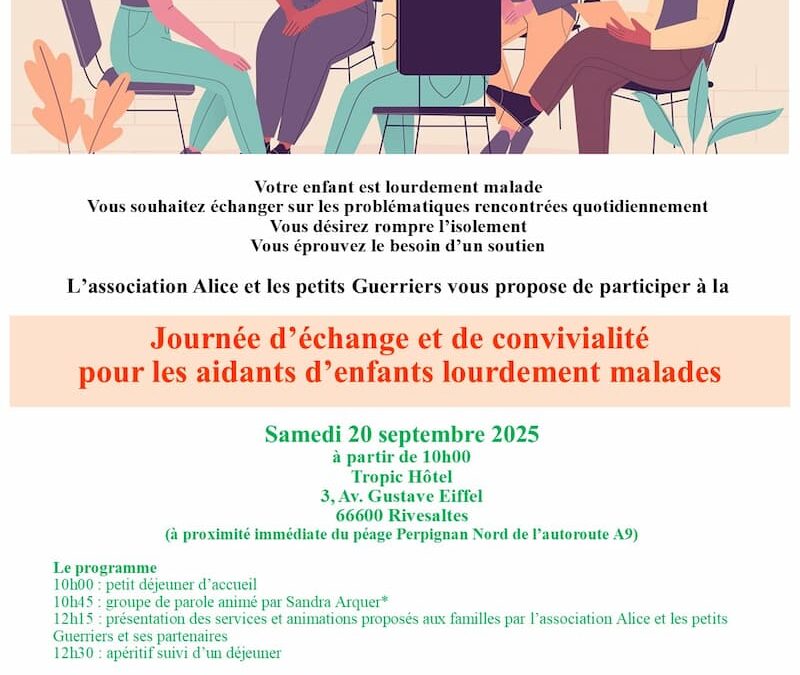 Échanges pour les aidants d’enfants lourdement malades