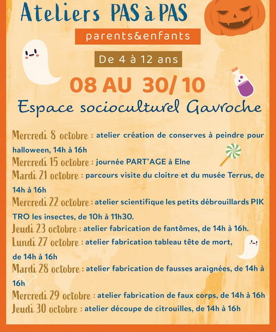 Ateliers Pas à pas, à Elne