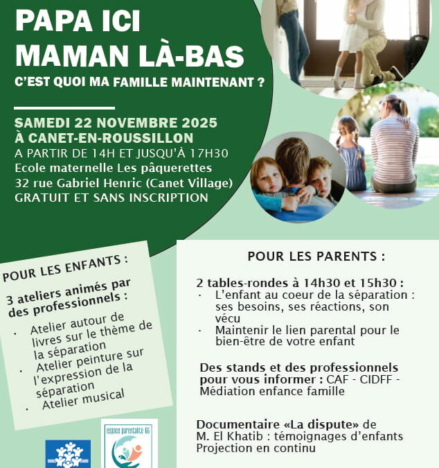 Mini-Forum pour les parents séparés, à Canet