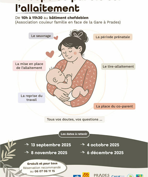Groupe de parole sur l’allaitement, à Prades
