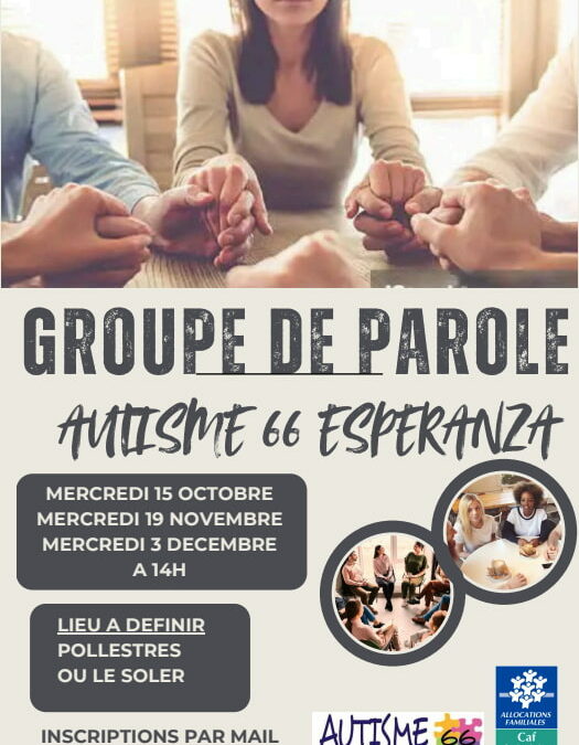 Groupe de parole pour parents d’enfants autistes