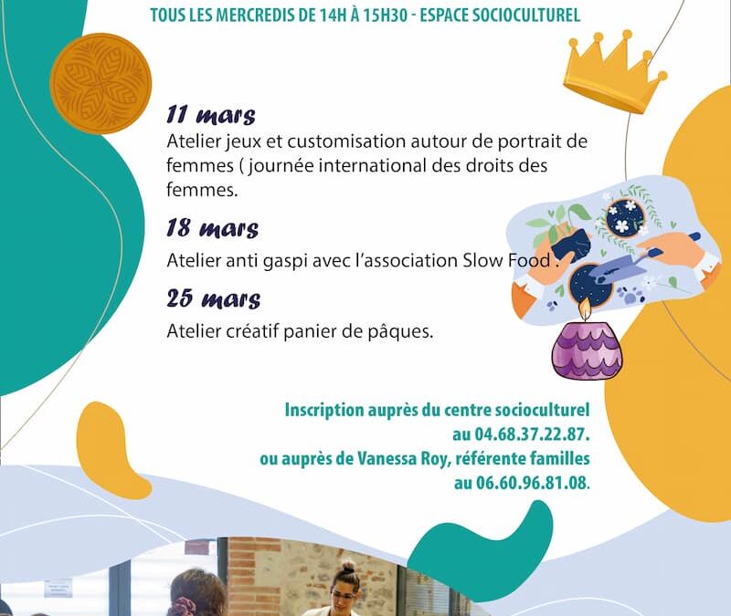 Ateliers Pas à pas, à Elne