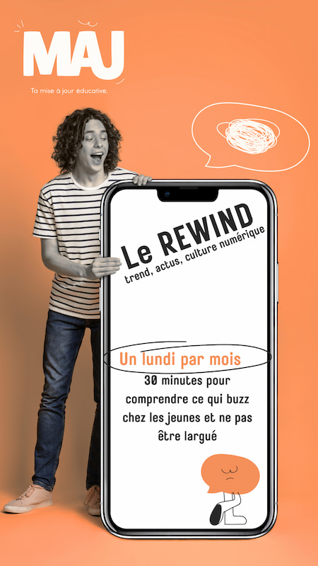 Affiche rewind recto