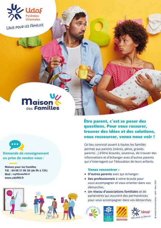 Affiche lieu ressource pour les parents MPLF Udaf 66
