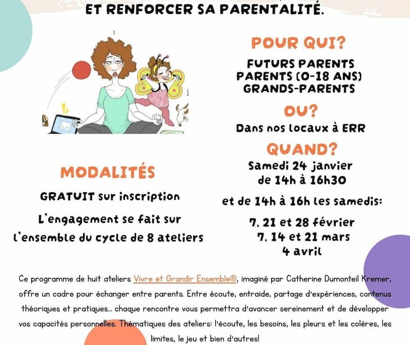 Cycle Grandir dans son rôle de parent, à Err