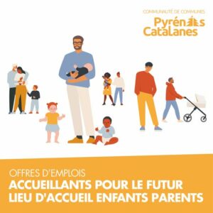 Affichette présentant l'offre d'emploi Laep Pyrénées Catalanes