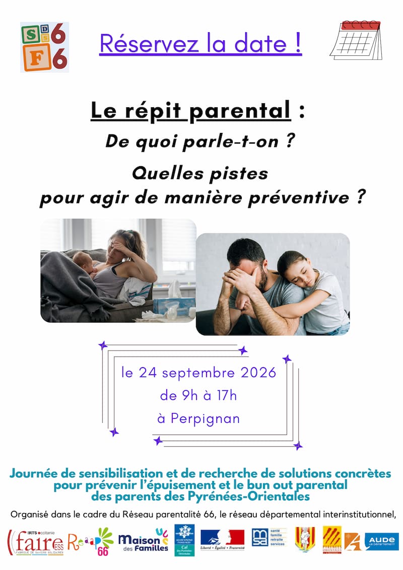 Save the date 1 - Journée répit parental 2026