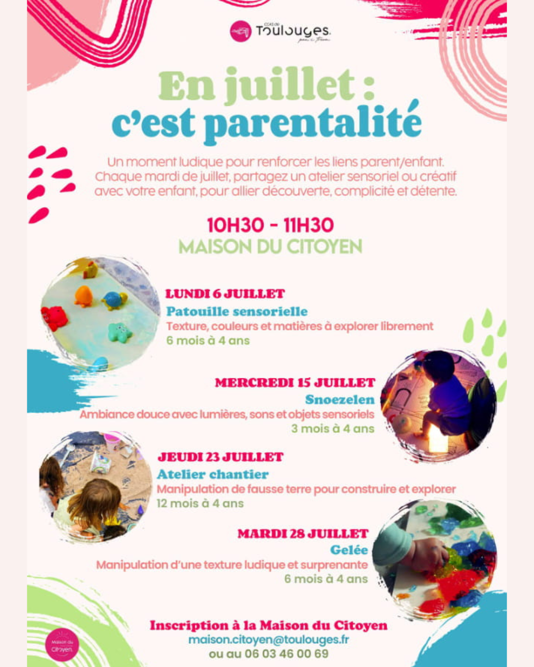 programme parentalité juillet Toulouges