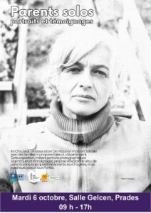 Affiche de l'exposition dédiée aux parents solos