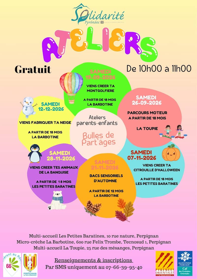Programme bulles de part'âges - fin 2026