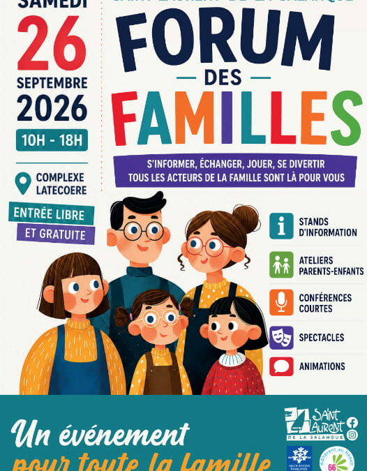 Evénement : Forum des familles (Saint-Laurent-de-la-Salanque)